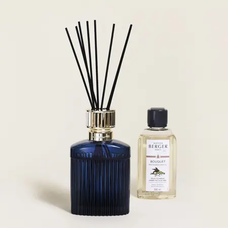 Alpha Bleu Impérial / Sous l’Oliveraie 200ml Parfumverspreider met sticks - Lampe Berger - afbeelding 1