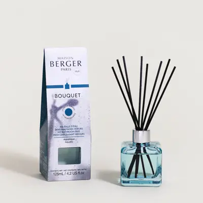 Anti-Odeur salle d'eau 125 ml Parfumverspreider met sticks - Lampe Berger - afbeelding 2