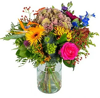 Boeket hortensia mix