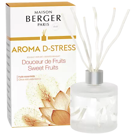 Aroma D-Stress Parfumverspreider met sticks - Lampe Berger - afbeelding 1
