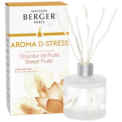 Aroma D-Stress Parfumverspreider met sticks - Lampe Berger - afbeelding 1