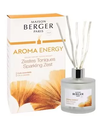 Aroma Energy - Zestes toniques 180ml Parfumverspreider met sticks - Lampe Berger