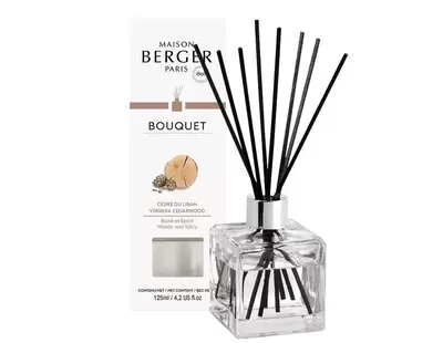 Alliance Vert / Cèdre du Liban 125ml Parfumverspreider met sticks - Lampe Berger