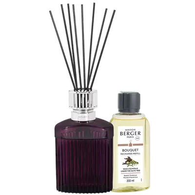 Alpha Prune scandale / Sous l’Oliveraie 200ml Parfumverspreider met sticks - Lampe Berger - afbeelding 1