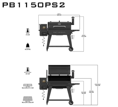 Pit Boss Pro series 1150 houtpellet grill - afbeelding 6