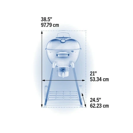 Premium houtskool kettle. d47cm - afbeelding 2