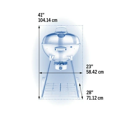 Premium houtskool kettle. d57cm - afbeelding 2