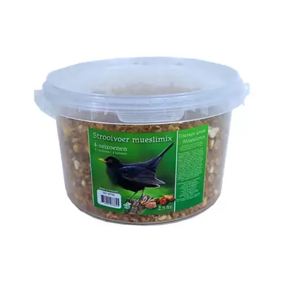 Strooivoer muesli 4-seizoenen.emmer 2.5l - afbeelding 1